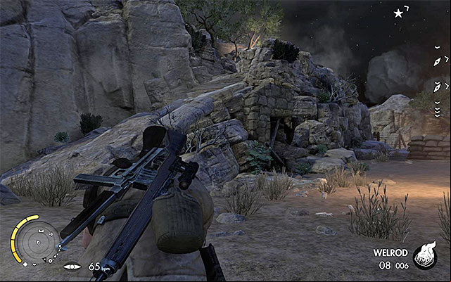The sniper nest is on a low hill - Long Shots - Collectibles - Mission 4 - Sniper Elite III: Afrika - Game Guide and Walkthrough