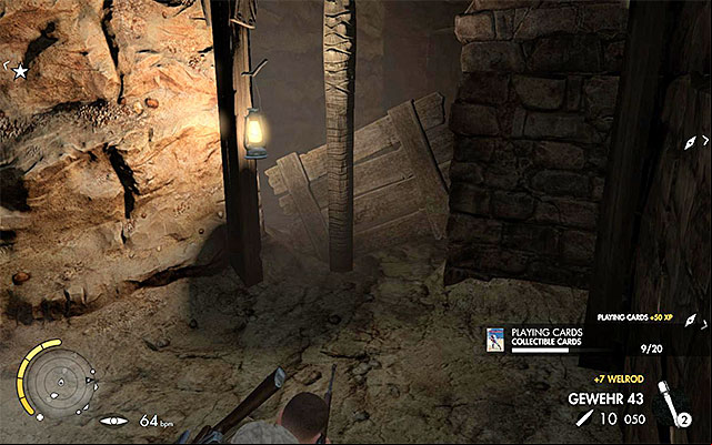 Explore the tunnels carefully - Collectible Cards - Collectibles - Mission 5 - Sniper Elite III: Afrika - Game Guide and Walkthrough
