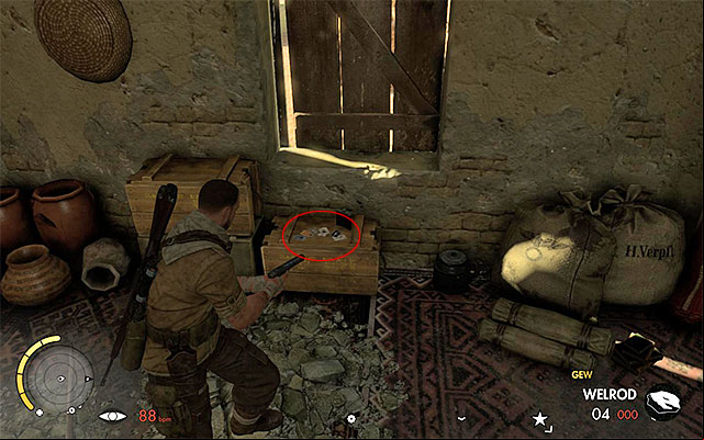 Ransack the appropriate cottage - Collectible Cards - Collectibles - Mission 6 - Sniper Elite III: Afrika - Game Guide and Walkthrough