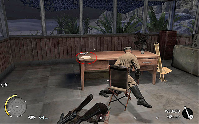 Reach the top of the tower, kill the enemy an collect the document - War Diaries - Collectibles - Mission 7 - Sniper Elite III: Afrika - Game Guide and Walkthrough