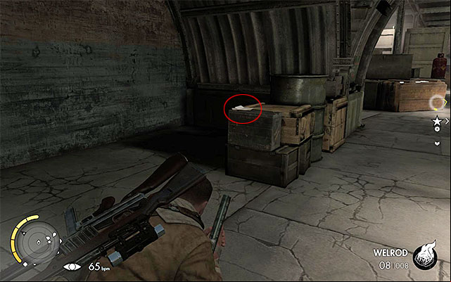 Take a good look, because the collectible is in a dimly-lit spot - War Diaries - Collectibles - Mission 7 - Sniper Elite III: Afrika - Game Guide and Walkthrough