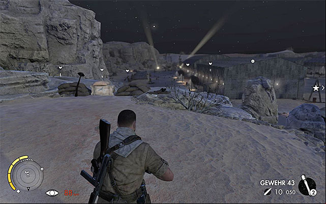 The hill with the sniper nest - Long Shots - Collectibles - Mission 7 - Sniper Elite III: Afrika - Game Guide and Walkthrough