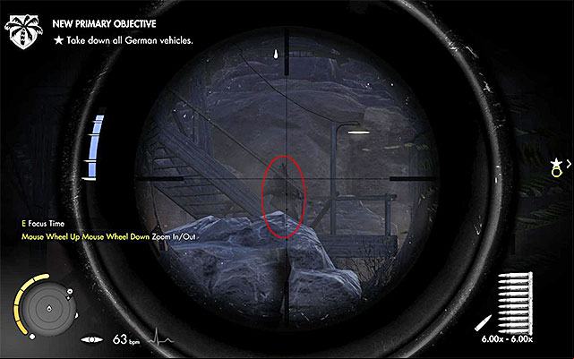 The sniper should be staying next to the Southern control tower, at all times - Weapon Parts - Collectibles - Mission 7 - Sniper Elite III: Afrika - Game Guide and Walkthrough