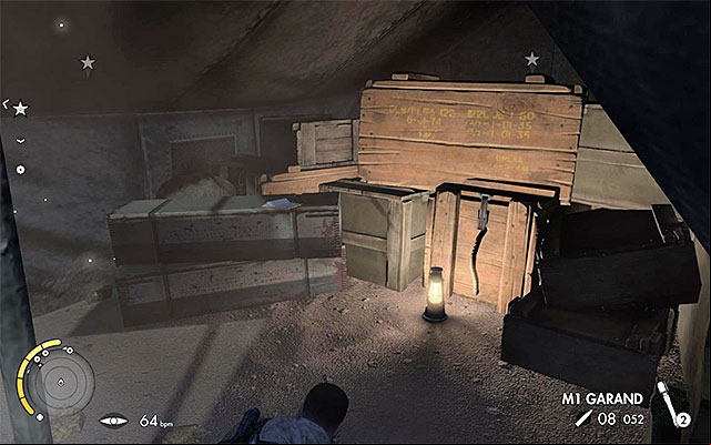 1 - Eliminating the first enemy officer - Mission 2 - Gaberoun - Sniper Elite III: Afrika - Game Guide and Walkthrough