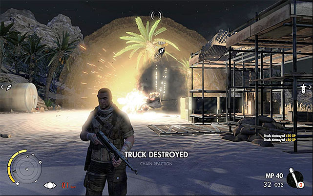 1 - Eliminating the third enemy officer - Mission 2 - Gaberoun - Sniper Elite III: Afrika - Game Guide and Walkthrough