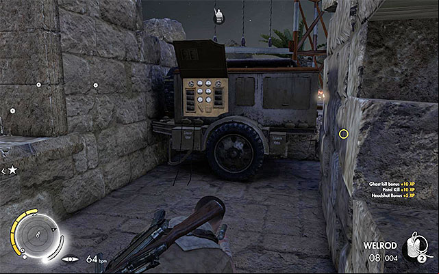 The last generator. - Eliminating the fourth enemy officer - Mission 2 - Gaberoun - Sniper Elite III: Afrika - Game Guide and Walkthrough
