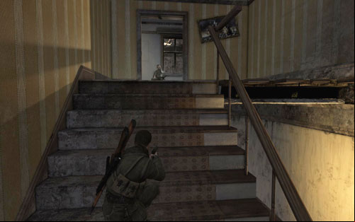 Time to choose a proper sniping point - Mission 1 - Schoneberg Convoy - p. 2 - Walkthrough - Sniper Elite V2 Game Guide & Walkthrough