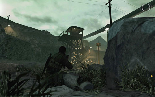 During the first part of this mission, you will be accompanied by the sound of a radio and rocket launch - Mission 2 - Mittelwerk Facility - p. 1 - Walkthrough - Sniper Elite V2 Game Guide & Walkthrough