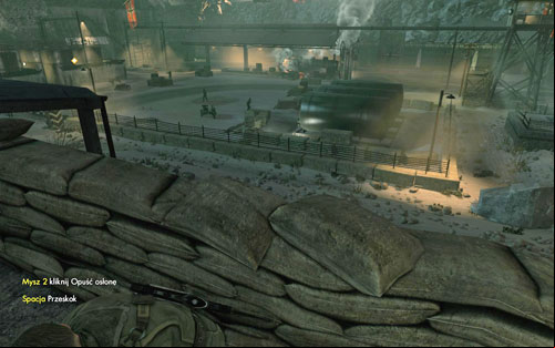 Head out of the building and eliminate two Germans - a deafened shot shouldnt give away your position - Mission 2 - Mittelwerk Facility - p. 1 - Walkthrough - Sniper Elite V2 Game Guide & Walkthrough