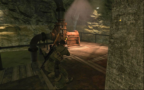 Slowly head to corridor 39 - on your way there you should come across one more German - if youre close enough to the starting point, you shot should still be drowned out - Mission 2 - Mittelwerk Facility - p. 2 - Walkthrough - Sniper Elite V2 Game Guide & Walkthrough