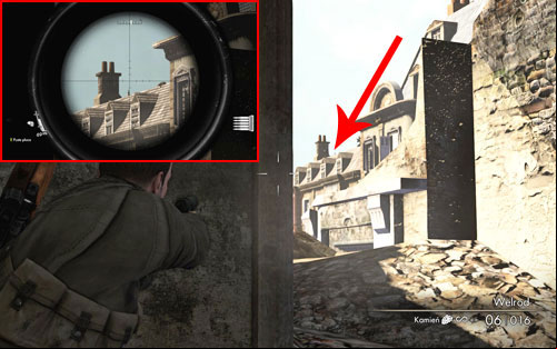 Its easier to spot this bottle after reaching the vantage point right after planting the explosive charges - Mission 1 | Wine Bottles and Gold Bars - Wine Bottles and Gold Bars - Sniper Elite V2 Game Guide & Walkthrough