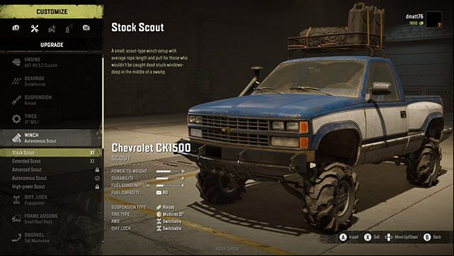 It affects the power of the vehicle, and therefore the possibility of hauling heavy loads, especially through hilly terrains - SnowRunner: Vehicle adaptation - Vehicles - SnowRunner Guide