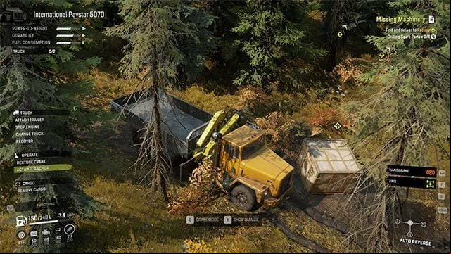 Then select crane mode (C or x on pad by default) - SnowRunner: Crane - how to use - Basics - SnowRunner Guide