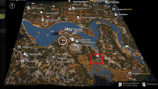 14 - SnowRunner: Smithville Dam - map of hidden parts, vehicles - SnowRunner: Michigan, USA - hidden parts and vehicles - SnowRunner Guide