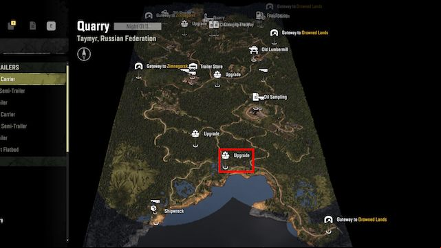 7 - SnowRunner: Quarry - map of hidden parts, vehicles - SnowRunner: Taymyr - Russian Federation - SnowRunner Guide