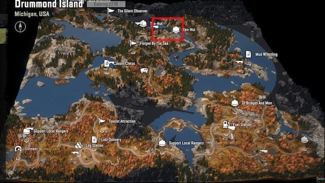 1 - SnowRunner: Drummond Island - map of hidden parts, vehicles - SnowRunner: Michigan, USA - hidden parts and vehicles - SnowRunner Guide