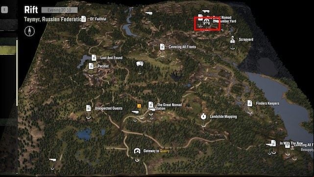 1 - SnowRunner: Rift - map of hidden parts, vehicles - SnowRunner: Taymyr - Russian Federation - SnowRunner Guide