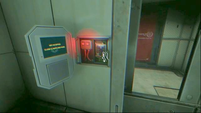 Place the chip in the middle of the control and secure it with two levers - do it quick, as the enemy is on its way! - Theta laboratory | Riddles and puzzles of SOMA Game - Riddles and puzzles - SOMA Guide