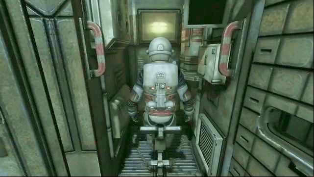 And heres the Power Suit. - Omicron station | Riddles and puzzles of SOMA Game - Riddles and puzzles - SOMA Guide