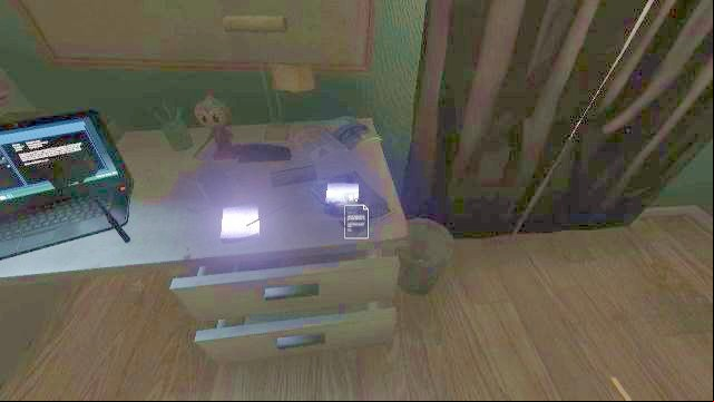 There are numerous collectibles on the desk, in the drawer and on the pin board. - Simons Apartment | SOMA Game Walkthrough - Walkthrough - SOMA Guide
