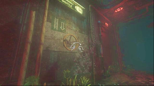 After you turn the valve, the enemy will rush at you. - CURIE shipwreck | SOMA Game Walkthrough - Walkthrough - SOMA Guide