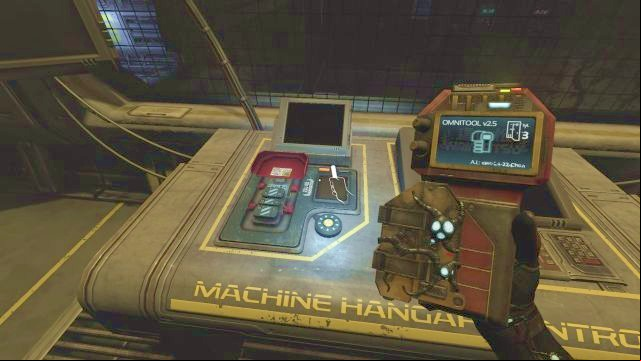 Place the Omnitool in the socket. - Theta station | SOMA Game Walkthrough - Walkthrough - SOMA Guide