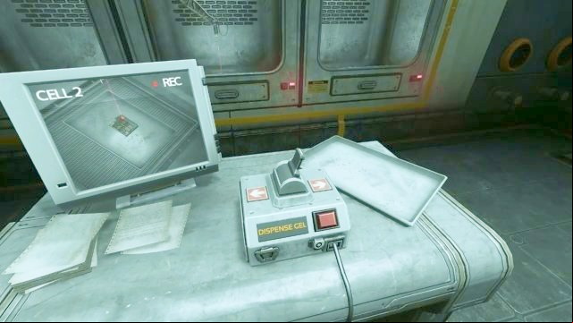 Use the controller to move the laser. - Omicron station | SOMA Game Walkthrough - Walkthrough - SOMA Guide