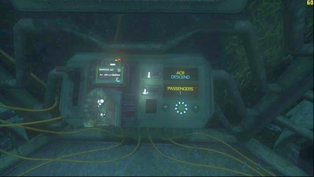 Set the values and then pull the lever. - The descent | SOMA Game Walkthrough - Walkthrough - SOMA Guide