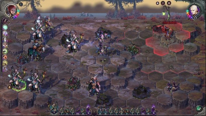 If you hover over an enemy unit, you will see blood-red fields - Songs of Conquest: Armies and Battles - Military - Songs of Conquest Guide