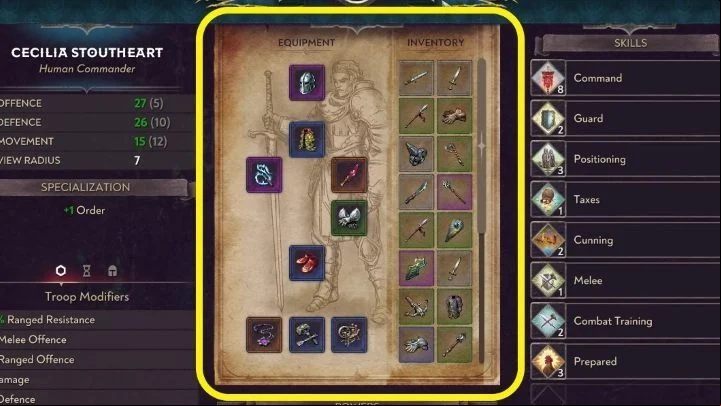 Additional tip - when playing the story campaign, before concluding every mission, you should transfer all valuable artifacts to your main Wielder - Songs of Conquest: Wielders and spells - Military - Songs of Conquest Guide