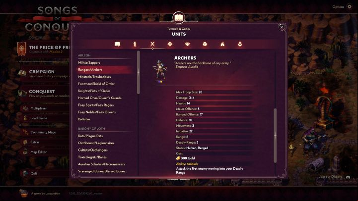 Rangers / Archers - Songs of Conquest: Best units - Basics - Songs of Conquest Guide
