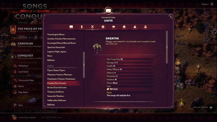 How to unlock: Have your troop die from a Quick retaliation - Songs of Conquest: All achievements, trophy guide - Appendix - Songs of Conquest Guide