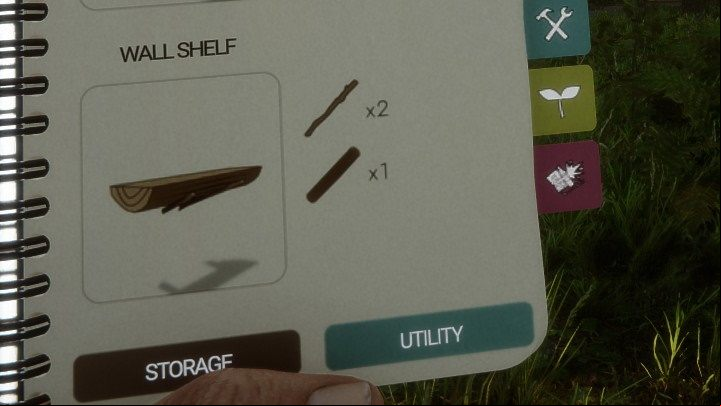 A Wall shelf has the same function as its standing counterpart - Sons of the Forest: Storage - Resources and crafting - Sons of the Forest Guide