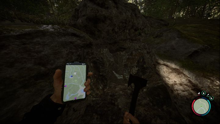 To get this item, you need to visit a cave with a 3D Printer inside - Sons of the Forest: How to get the Red Mask? - Basics - Sons of the Forest Guide