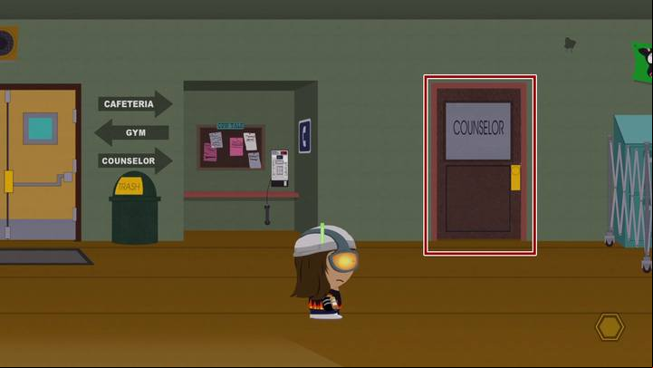 Go west and enter the Primary School (M2,8) - The Talk, The Touch of Faith, The Burrito Whisperer | Main Missions Walkthrough - Main Missions Walkthrough - South Park: The Fractured But Whole Game Guide