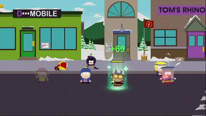Dont forget about healing. These enemies can deal a lot of damage. - Civil War | Main Missions Walkthrough - Main Missions Walkthrough - South Park: The Fractured But Whole Game Guide