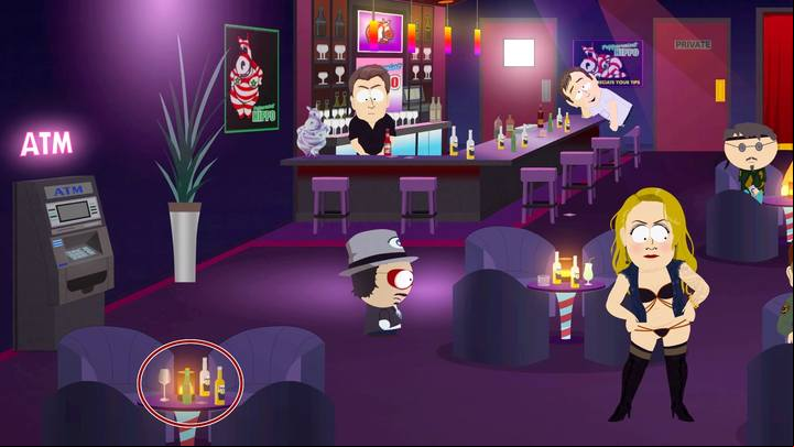 Gin and tonic. - The Bowels of the Beast | Main Missions Walkthrough - Main Missions Walkthrough - South Park: The Fractured But Whole Game Guide