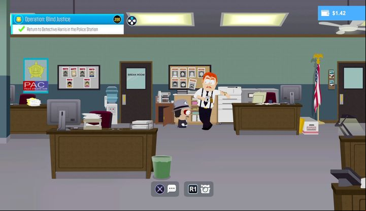 Sgt. Yates assigns you Operations at the police station. - Selfies - Titles and secrets - South Park: The Fractured But Whole Game Guide