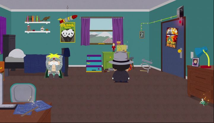 To get out of this room you need to take the recipe from the desk - The Invitation, Chaos Gambit, The Samaritan Agenda | Main Missions Walkthrough - Main Missions Walkthrough - South Park: The Fractured But Whole Game Guide