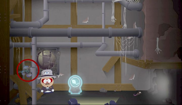 Enter another staircase - Origins 4: The Omega Prologue, The Thin White Line | Main Missions Walkthrough - Main Missions Walkthrough - South Park: The Fractured But Whole Game Guide