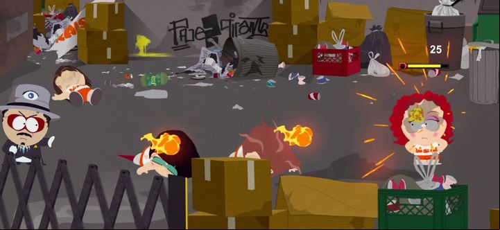 Also, the story-related battles with the Raisins count for unlocking the Title. - Raisins on a Rampage, A Perky Predicament | Side quests - Side quests - South Park: The Fractured But Whole Game Guide