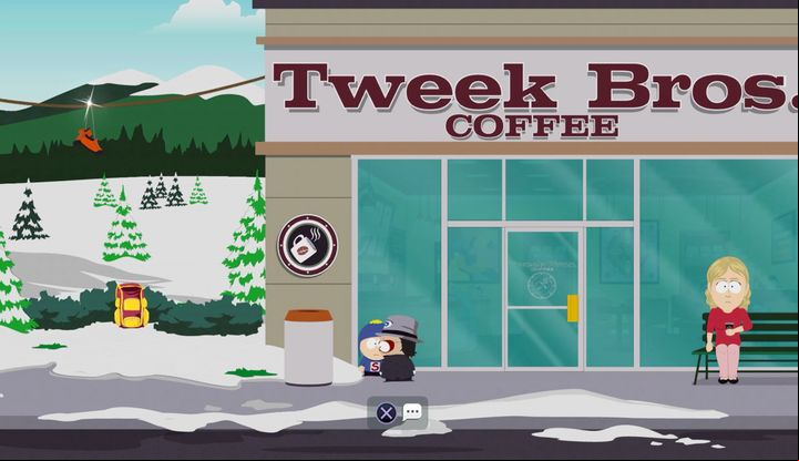 Craig is standing in front of Tweek Bros Coffe, however, only after you reach a certain point of the story. - Ghost Reconciler, Therapy Wars | Side quests - Side quests - South Park: The Fractured But Whole Game Guide