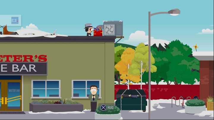 Use the fireworks to destroy the vent and get the crank. - Vigilante Marketing, The Big Beatdown | Side quests - Side quests - South Park: The Fractured But Whole Game Guide