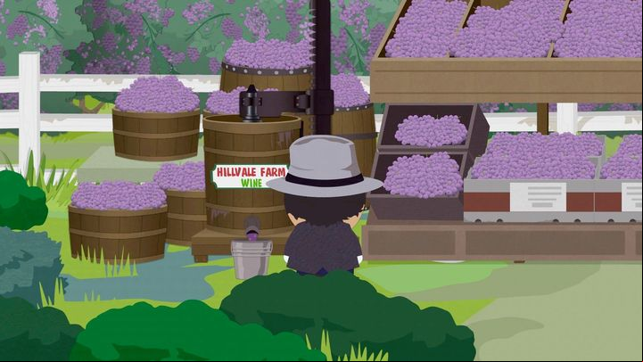 Mount the crank and get the Member berries juice. - Vigilante Marketing, The Big Beatdown | Side quests - Side quests - South Park: The Fractured But Whole Game Guide