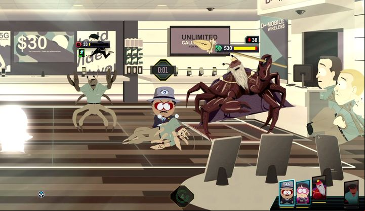 Defeat the main crab boss - until you do this he will call for reinforcements. - For Nippopolis, (You Can) Call on Me and Always bet on Chaos | Side quests - Side quests - South Park: The Fractured But Whole Game Guide