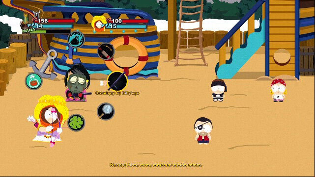 Attack selection dial - Types of attacks - Combat - South Park: The Stick of Truth - Game Guide and Walkthrough