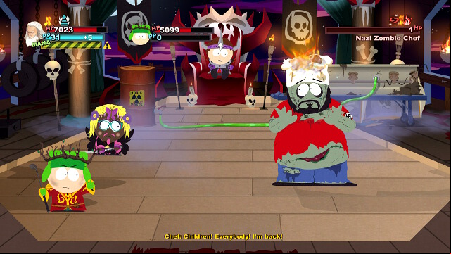 The fight with Chef - Beat Up Clyde! - Walkthrough - South Park: The Stick of Truth - Game Guide and Walkthrough
