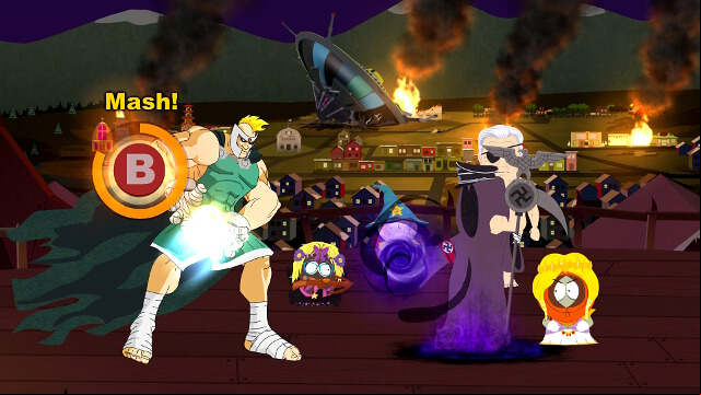 The final fight with Princess Kenny is, as a matter of fact, a dozen-or-so fights so, the key here is managing your potions with care - Betrayal from Within - Walkthrough - South Park: The Stick of Truth - Game Guide and Walkthrough
