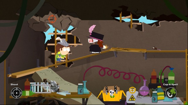 Unblock the way to the rooftop - ManBearPig - Side quests - South Park: The Stick of Truth - Game Guide and Walkthrough