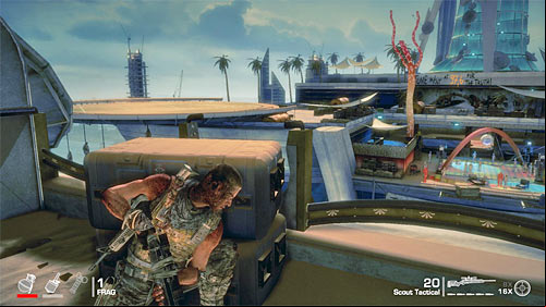 Since the game will allow you now to attack enemies on the opposite rooftop by surprise, you should prepare good - Chapter XII - Rooftops - p. 1 - Game Walkthrough - Spec Ops: The Line - Game Guide and Walkthrough